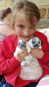 K with bunnies